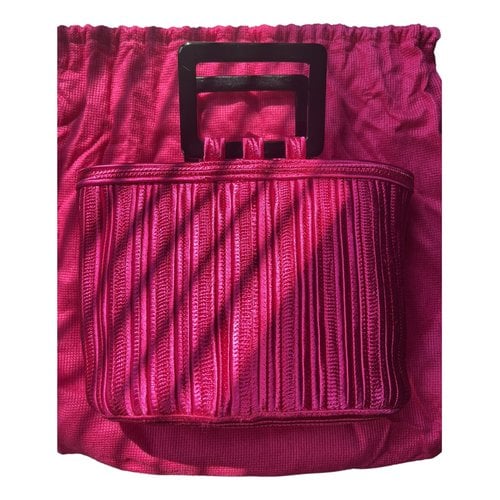 Pre-owned Saint Laurent Silk Handbag In Pink