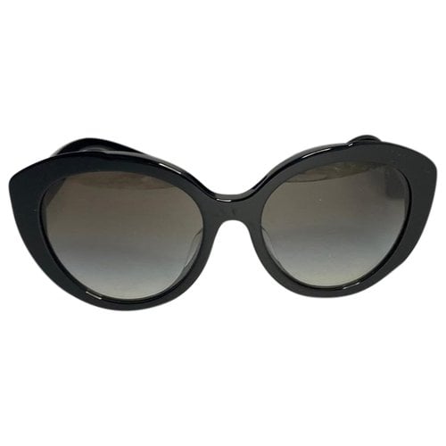 Pre-owned Prada Aviator Sunglasses In Black