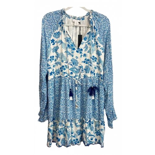 Pre-owned House Of Harlow 1960 Mini Dress In Blue