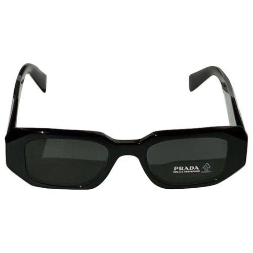 Pre-owned Prada Aviator Sunglasses In Black