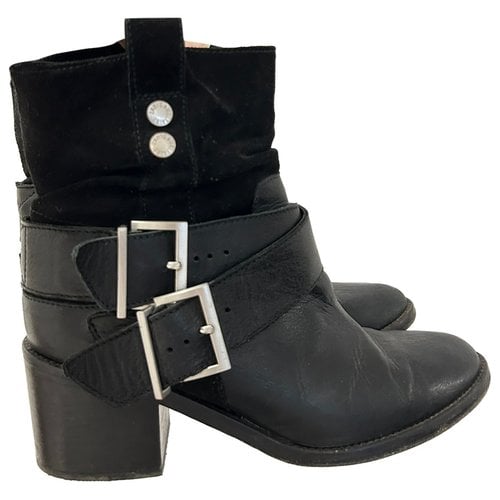 Pre-owned Zadig & Voltaire Buckled Boots In Black