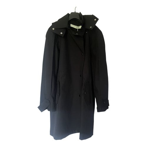 Pre-owned Iro Trench Coat In Black