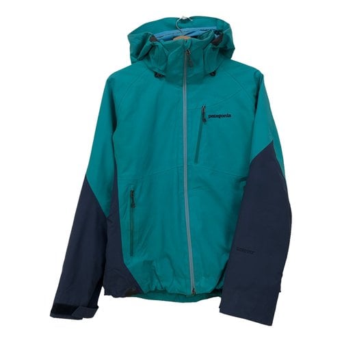 Pre-owned Patagonia Jacket In Turquoise