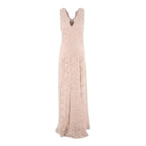Pre-owned Miguelina Dress In Pink