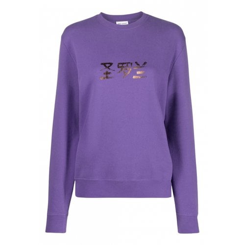 Pre-owned Saint Laurent Sweatshirt In Purple