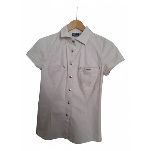 Pre-owned Claude Montana Shirt In Beige