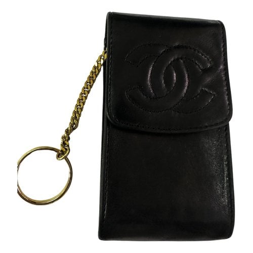 Pre-owned Chanel Timeless/classique Leather Purse In Black