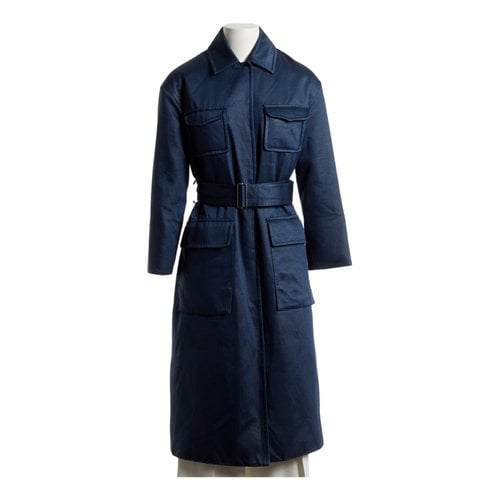 Pre-owned Moncler Genius Coat In Blue
