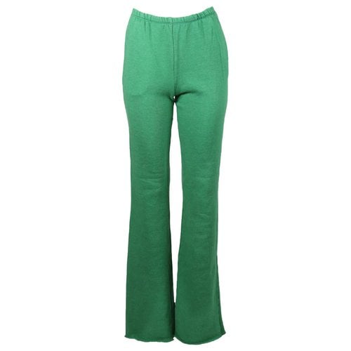 Pre-owned Sprwmn Trousers In Green