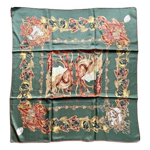Pre-owned Lalique Silk Handkerchief In Multicolour
