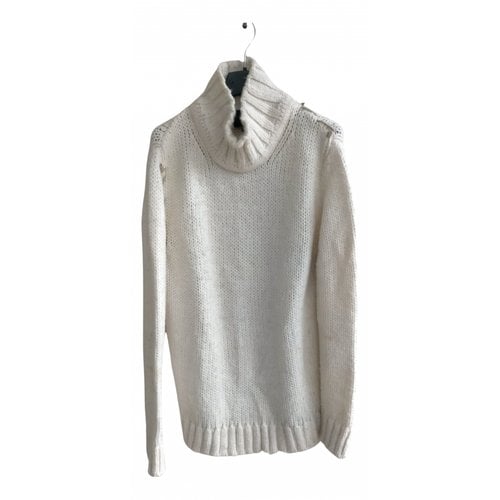 Pre-owned Just Cavalli Wool Pull In White