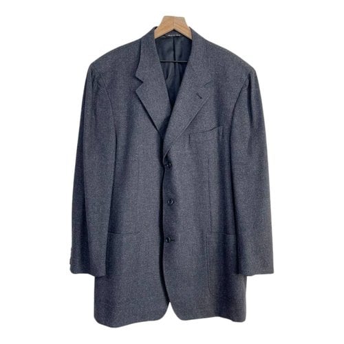 Pre-owned Canali Cashmere Jacket In Grey