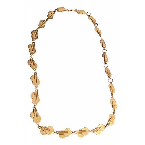 Pre-owned Pierre Cardin Long Necklace In Gold