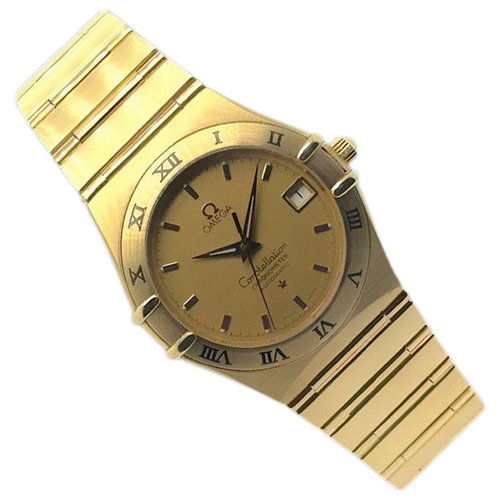 Pre-owned Omega Constellation Yellow Gold Watch