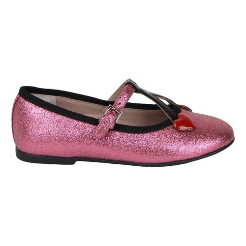 Pre-owned Gucci Cloth Ballet Flats In Pink
