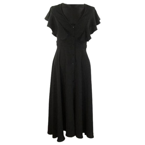 Pre-owned Modetrotter Mid-length Dress In Black