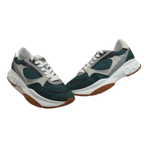 Pre-owned Jimmy Choo Low Trainers In Green