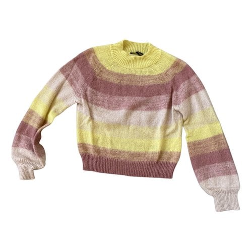 Pre-owned Maje Wool Jumper In Yellow