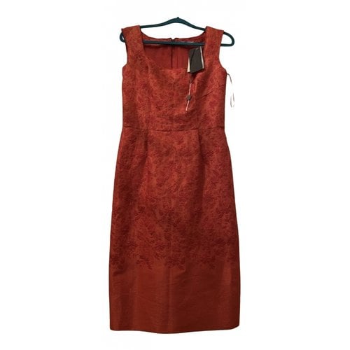 Pre-owned Ermanno Scervino Mid-length Dress In Red