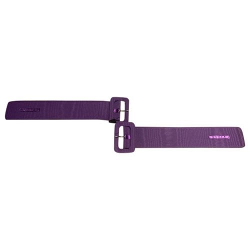 Pre-owned Attico Leather Bracelet In Purple