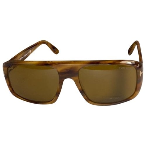 Pre-owned Tom Ford Sunglasses In Beige