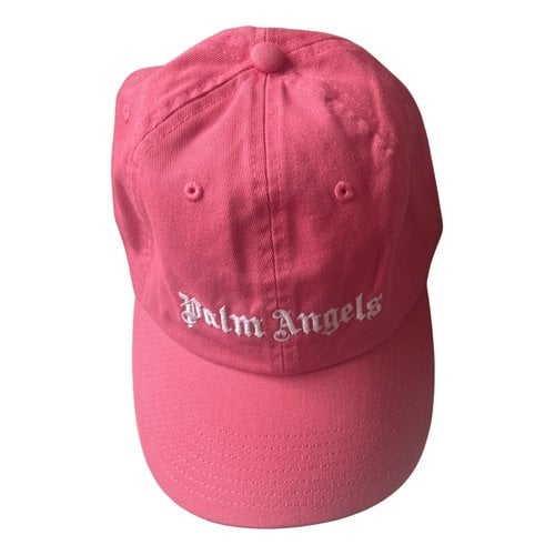 Pre-owned Palm Angels Cap In Pink