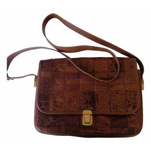 Pre-owned Zenith Leather Crossbody Bag In Brown