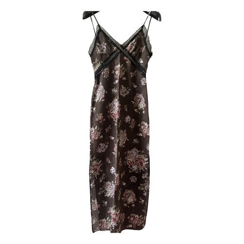 Pre-owned Brock Collection Maxi Dress In Brown