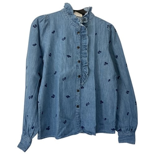 Pre-owned Sézane Shirt In Blue