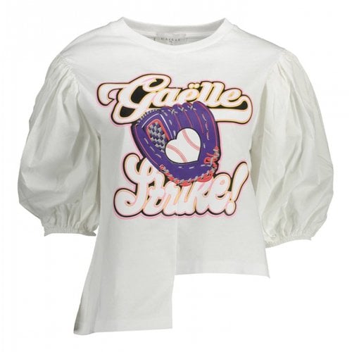 Pre-owned Gaelle Paris T-shirt In White