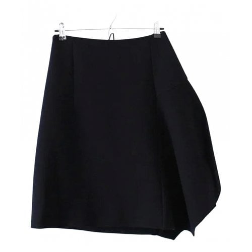 Pre-owned Marni Wool Mid-length Skirt In Navy