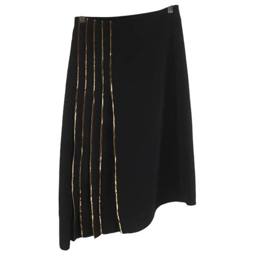 Pre-owned Tara Jarmon Mid-length Skirt In Black