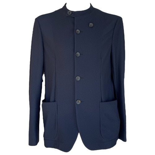 Pre-owned Giorgio Armani Vest In Blue