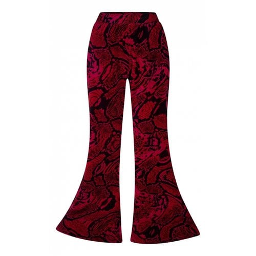 Pre-owned Aries Trousers In Red