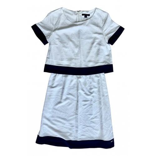 Pre-owned Tommy Hilfiger Mid-length Dress In White