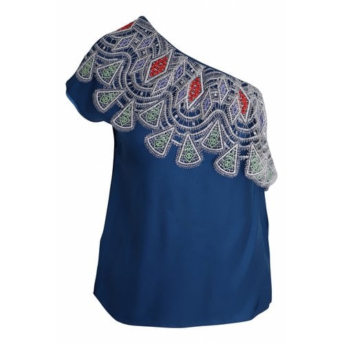 Pre-owned Peter Pilotto Blouse In Blue