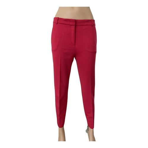 Pre-owned Pinko Chino Pants In Red