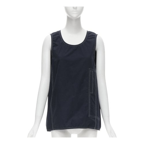 Pre-owned Marni Blouse In Navy