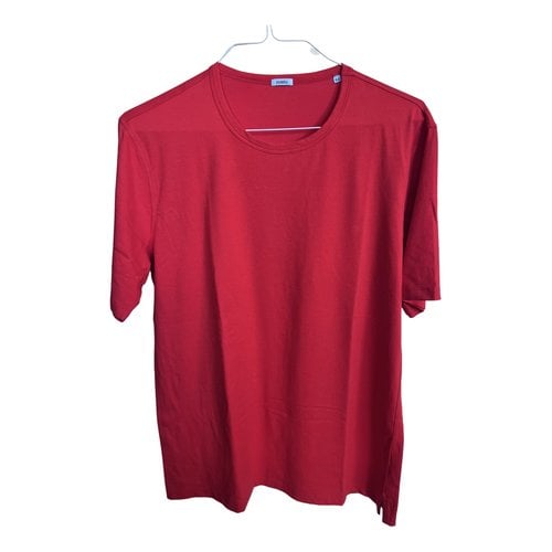 Pre-owned Malo Silk T-shirt In Red