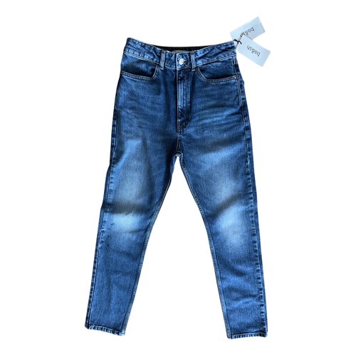 Pre-owned Ba&sh Straight Pants In Blue