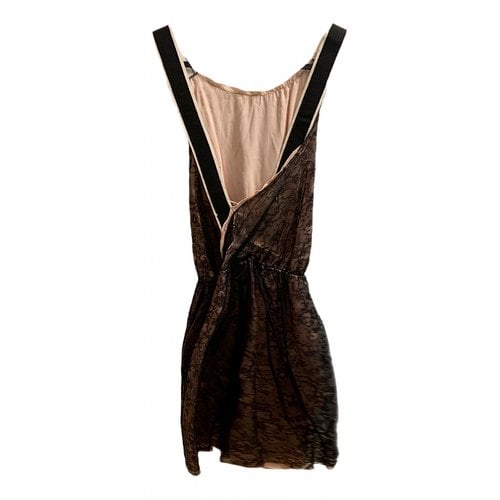 Pre-owned D&g Mid-length Dress In Brown