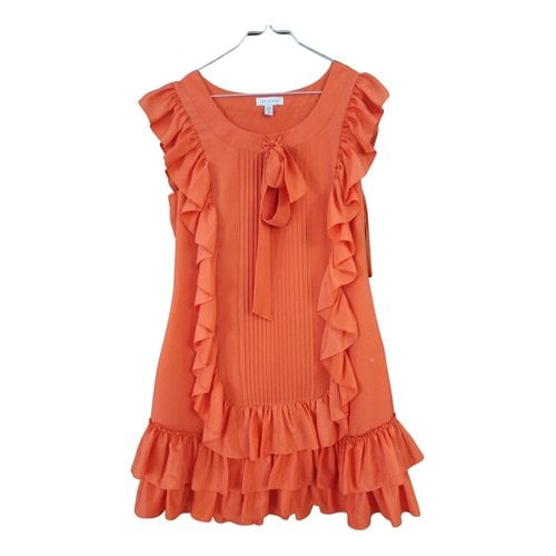 Pre-owned Ted Baker Mini Dress In Orange