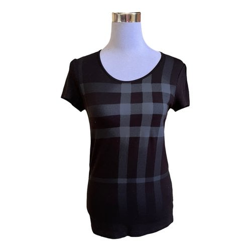 Pre-owned Burberry T-shirt In Black