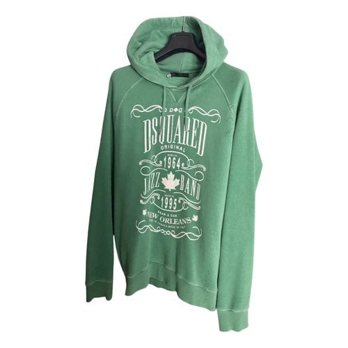 Pre-owned Dsquared2 Sweatshirt In Green