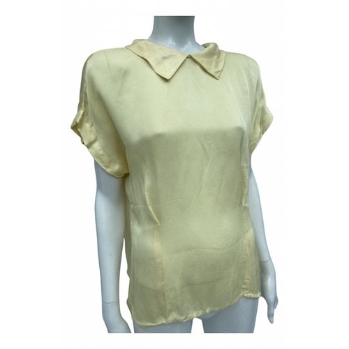 Pre-owned Dior Blouse In Yellow