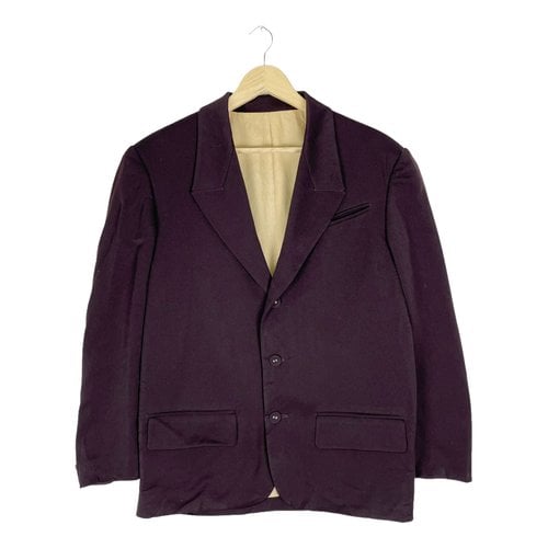 Pre-owned Jean Paul Gaultier Wool Vest In Purple