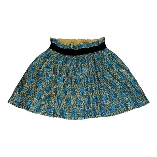 Pre-owned Ganni Spring Summer 2019 Mini Skirt In Multicolour