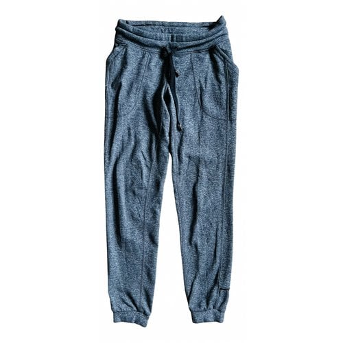 Pre-owned Lululemon Straight Pants In Grey