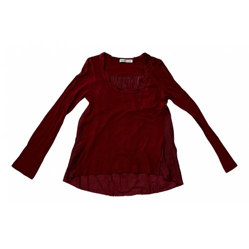 Pre-owned Sacai Luck Top In Red