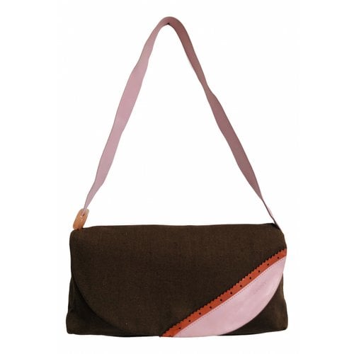 Pre-owned Dkny Handbag In Brown
